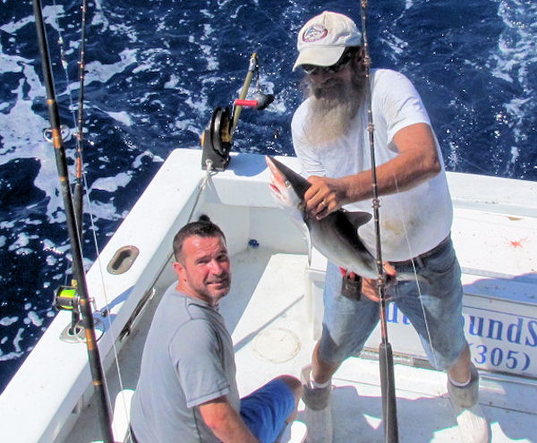 Small shark caught and released on Southbound in Key West