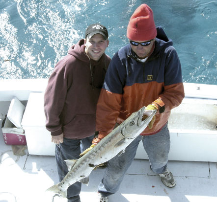 Barracuda caught fishing Key West on charter boat Southbound