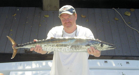 Wahoo caught fishing on charter boat Southbound in Key West, Florida
