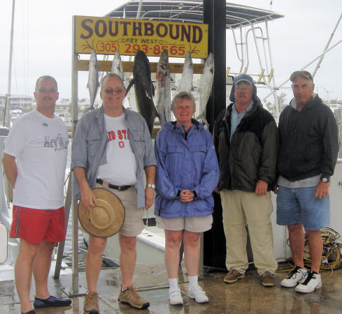end of a successful half day in Key West, Florida fishing on charter boat Southbound