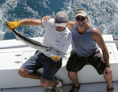 Barracuda caught in Key West fishing aboard Charter Boat Southbound