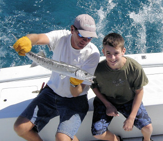 Barracuda caught in Key West fishing aboard Charter Boat Southbound