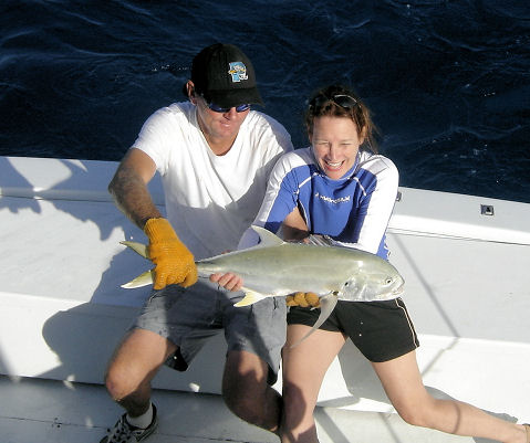 Cravalle Jack caught fishing Key West on Key West charter fishing boat Southbound from Charter Boat Row Key Wes