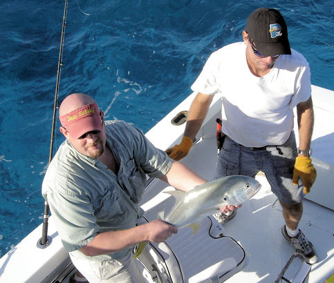 Carvalle Jack caught fishing Key West on Key West charter fishing boat Southbound from Charter Boat Row Key Wes