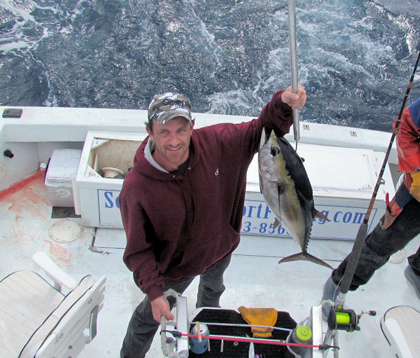 Black Fin Tuna caught in Key West fishing on charter boat Southbound