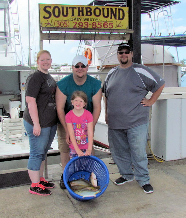 fish caught in Key West fishing on charter boat Southbound, Key West