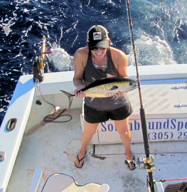 Black Fin Tuna caught in Key West fishing on charter boat Southbound