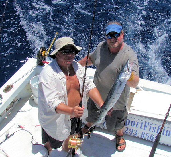 Barracuda caught in Key West fishing on charter boat Southbound
