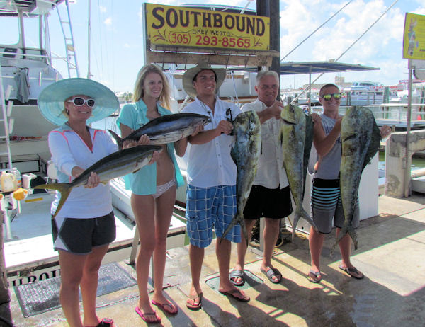 Fish in Key West fishing on charter boat Southbound