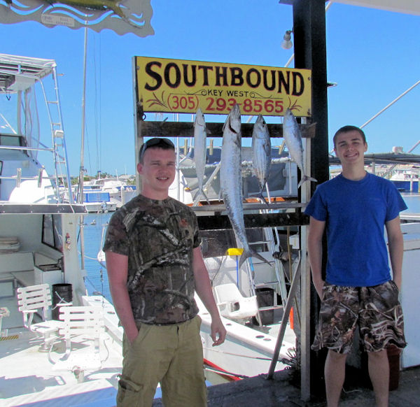 fish caught in Key West fishing on charter boat Southbound