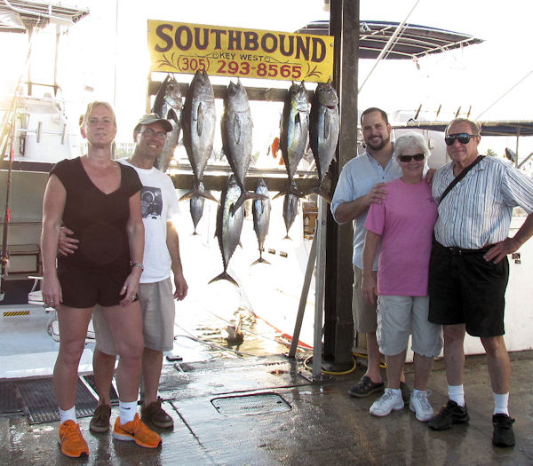 Black Fin tuna caught in Key West fishing on Charter Boat Southboud