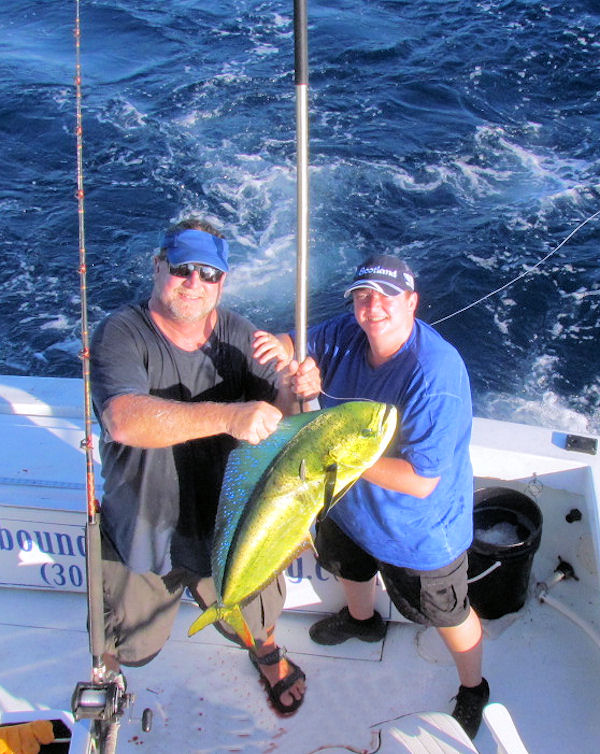 Big Dolphin caught on the Charter Boat Southbound while fishing Key West Waters