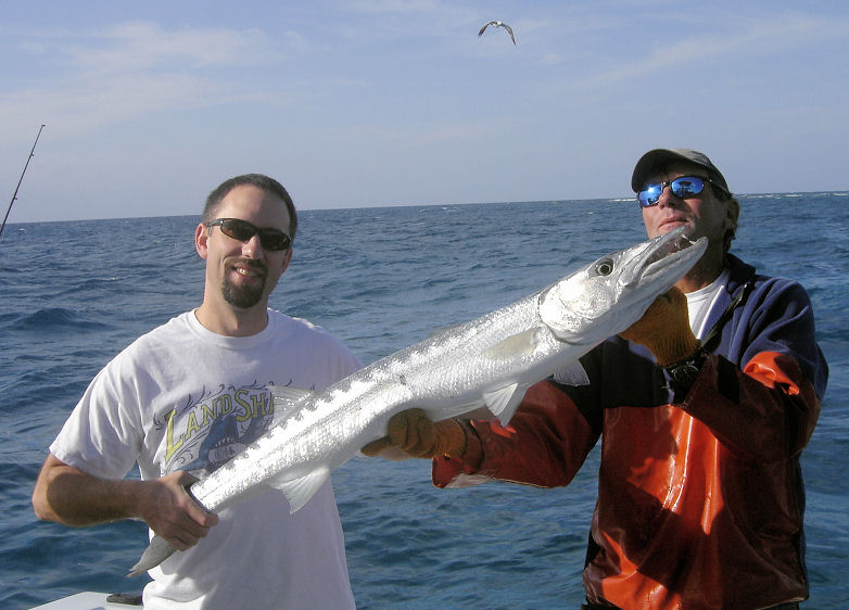 Big Barracuda caught in Key West fishing on charter boat Southbound from Charter Boat Row Key West
