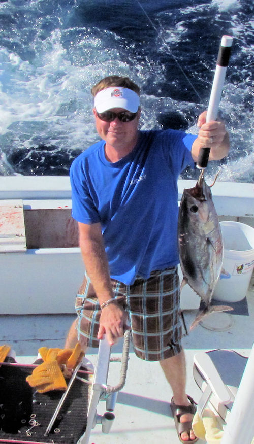 Skip Jack Tuna caught fishing in Key West on Charter Boat Southbound from Charter Boat Row Key West