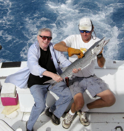 Barracuda caught fishing Key West on charter boat Southbound