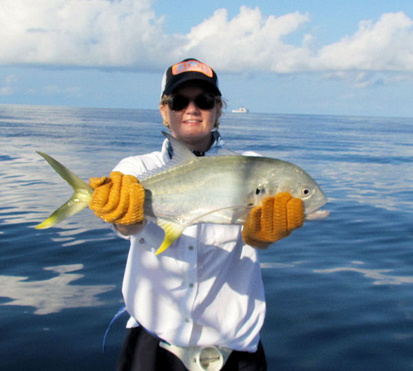 Cravalle Jack Caught and Released in Key West fishing on charter boat Southbound