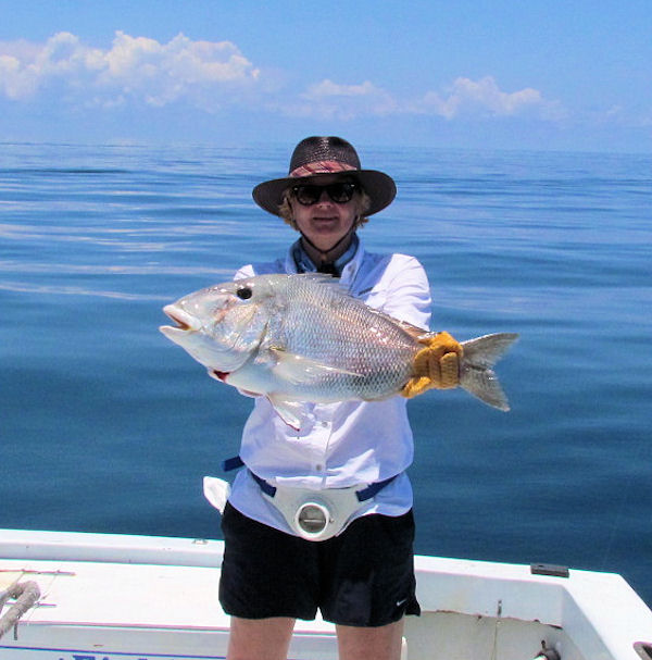 10 lb Porgy caught in Key West fishing on charter boat Southbound