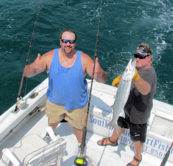 Barracuda Caught and Released in Key West fishing on charter boat Southbound