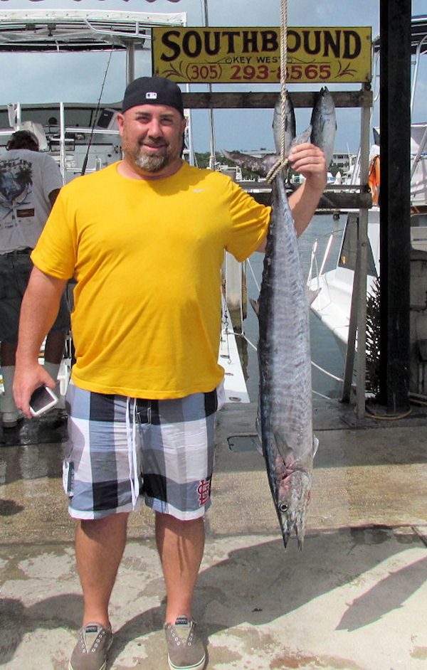 Wahoo caught in Key West fishing on charter boat Southbound