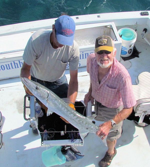 Barracuda caught in Key West fishing on Charter Boat Southbound