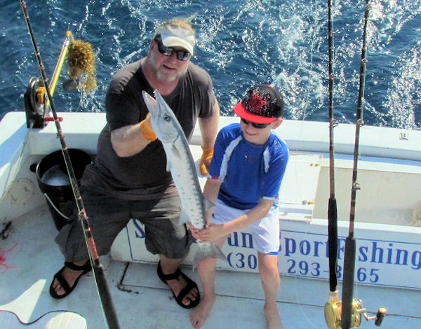 Barracuda caught in Key West fishing on Charter boat Southbound