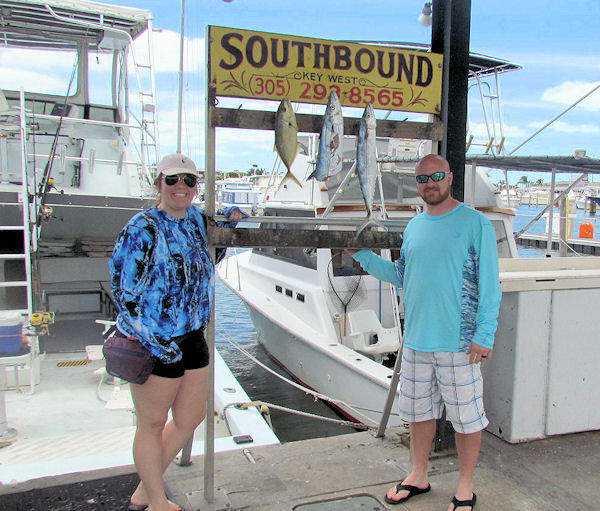 Fish caught in Key West fishing on charter boat Southbound