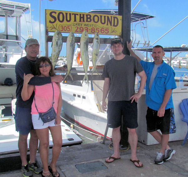 Shoolie dolphin caught fishing Key West on Charter boat Southbound