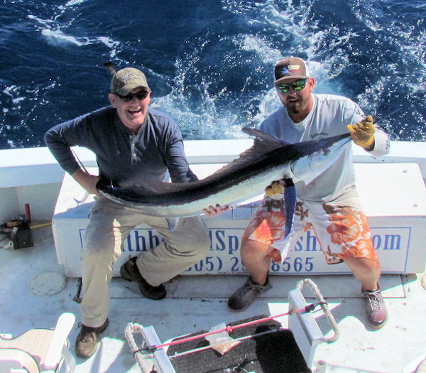White Marlin caught in Key West fishing on charter boat Southbound