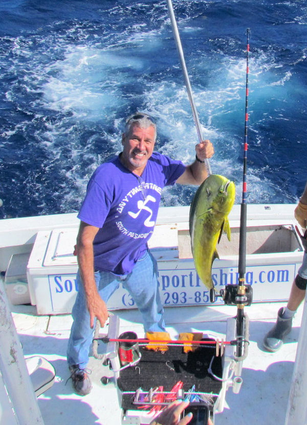 Bull Dolphin caught in Key West fsihing on Charterboat Southbound
