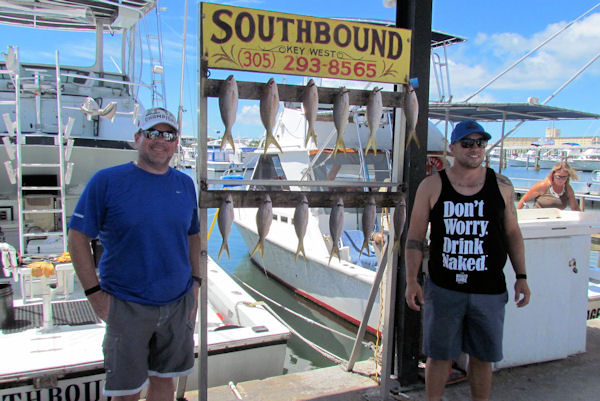 Yellow Tail snapper caught in Key West fishing on charter boat Soutbound