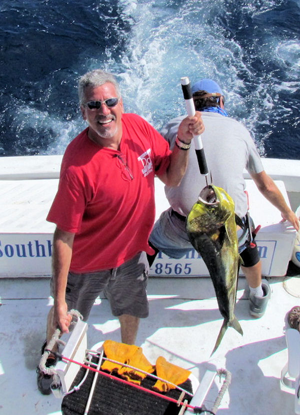 Bull dolphin caught in Key West fishing on Charter Boat Southbound