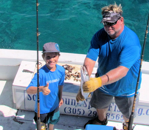 Barracuda caught in Key West fishing on charter boat Soutbound
