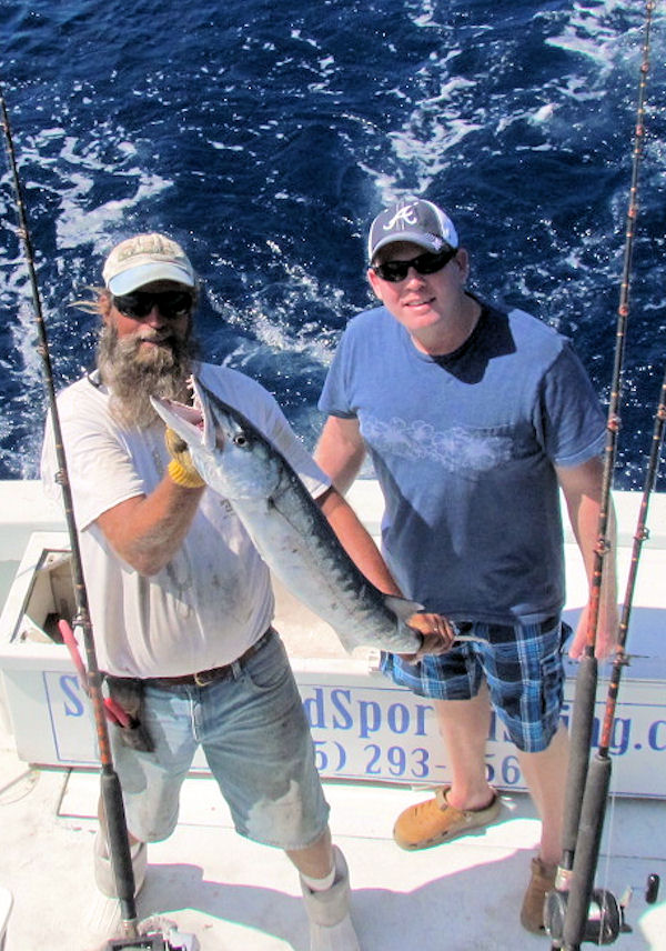 Barracuda caught in Key West fishing on charter boat Southbound, Key West