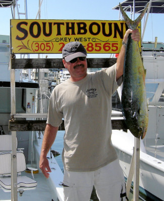 dolphin caught aboard Key West Fishing Charter Boat Southbound