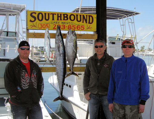 Fish caught deep sea fishing Key West, Florida on Key West Charter Boat Southbound from Charter Boat Row