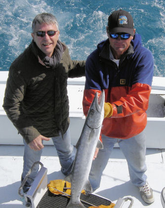 Barrauda caught deep sea fishing Key West, Florida on Key West Charter Boat Southbound from Charter Boat Row