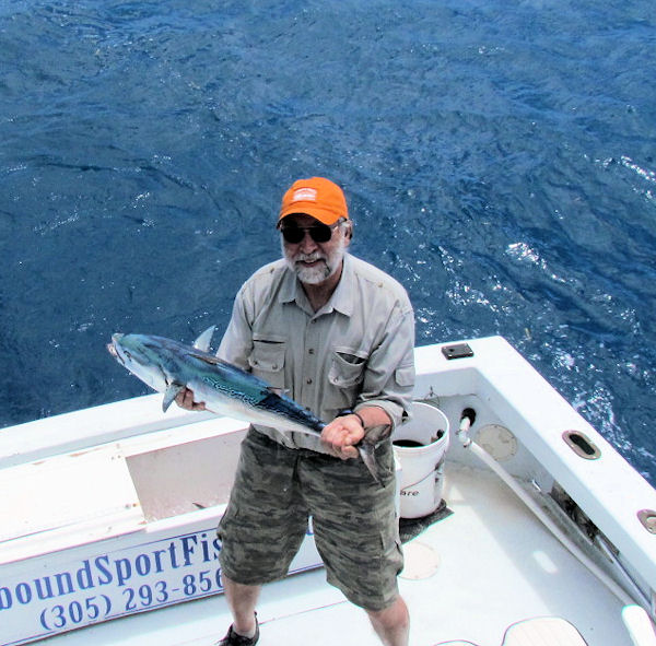 Bonito caught and released on charterboat Southbound while fishing Key West