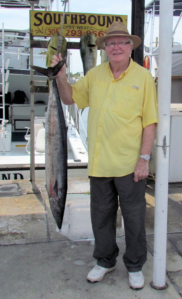 Wahoo caught in Key West Fishing on charter boat Southbound