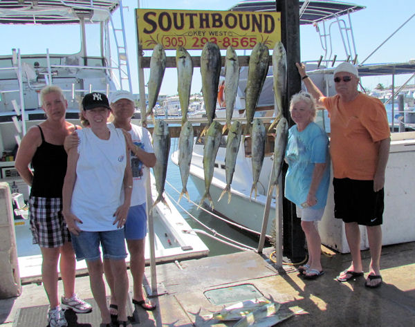 Dolphin caught in Key West fishing on charter boat Southbound