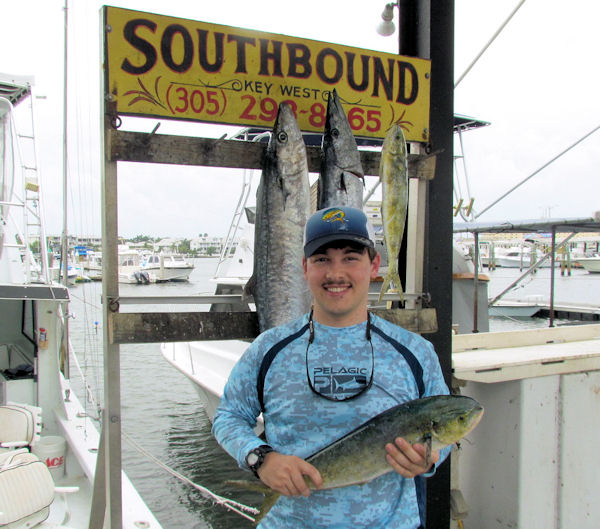 Dolphin caught in Key West fishing on charter boat Southbound