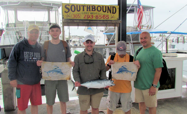 Sailfish Sailfish caught and released in Key West fishing on Key West charterboat Southbound