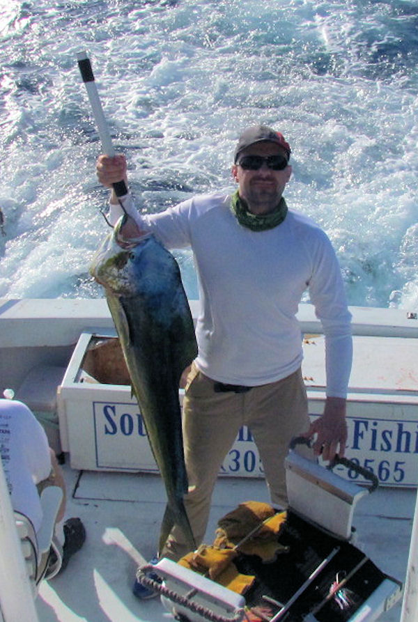 Dolphin caught in Key West fishing on charter boat Southbound