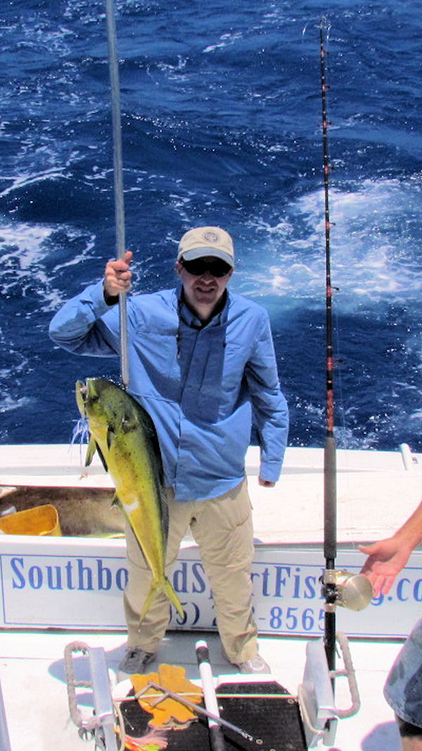 Dolphin caught in Key West fishing on charter boat Southbound