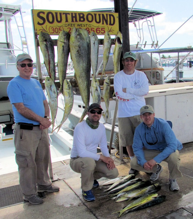 Dolphin caught in Key West fishing on charter boat Southbound