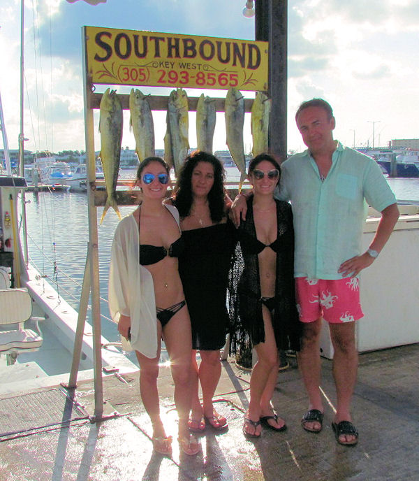 Dolphin caught in Key West fishing on charter boat Southbound