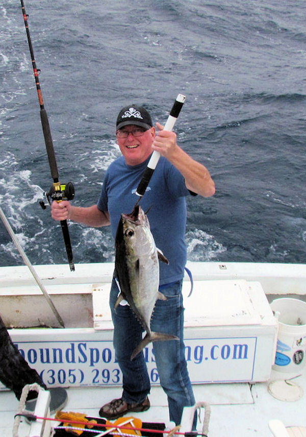 Black Fin Tuna Caught in Key West fishing on charter boat Southbound