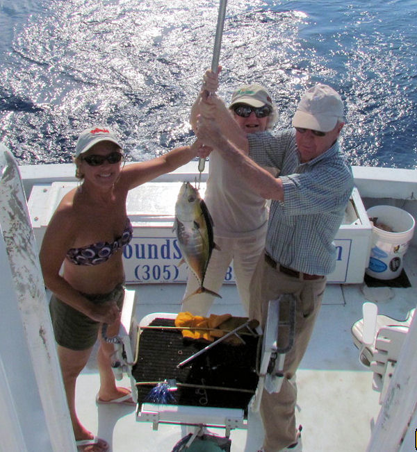 Black Fin Tuna caught fishing Key West on Charter boat Southbound