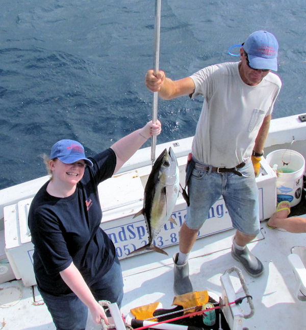 Black Fin Tuna caught in Key West fishing on charte boat Southbound