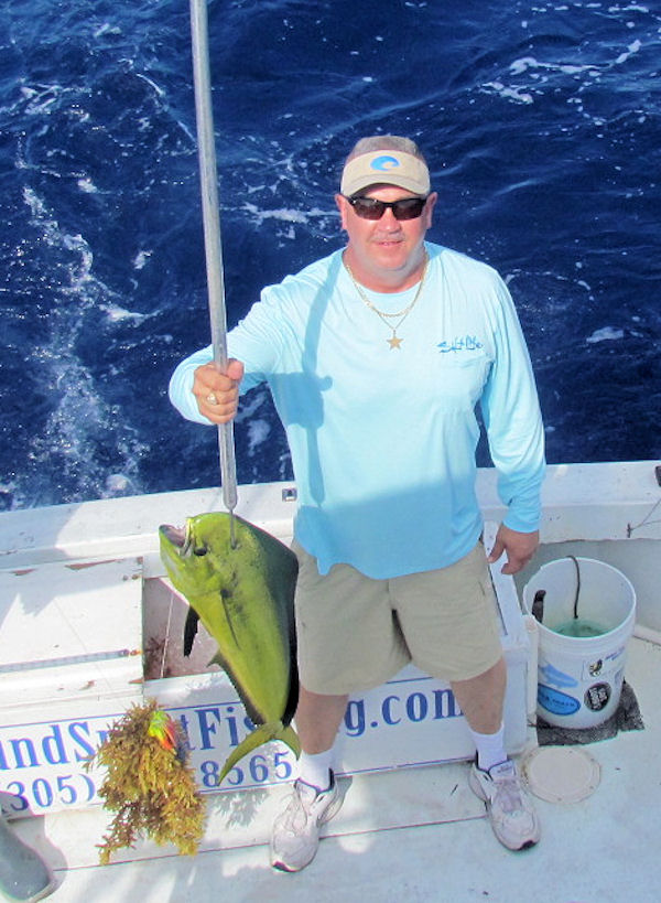 Dolphin caught in Key West fishing on charter boat Southbound