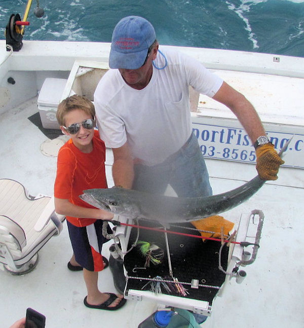 Barracuda caught and released in Key West Fishing on charter boat Southbound